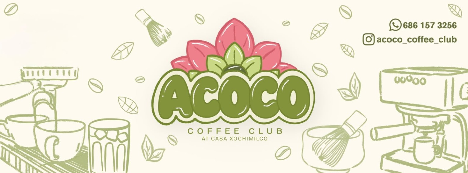 Identidad visual original de ACOCO Coffee Club