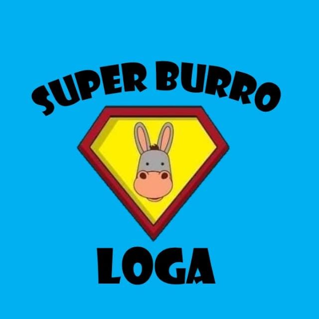 Logotipo original de Super Burro Loga